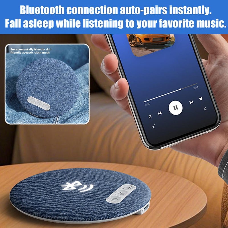 Bluetooth Sleep Pillow Speaker for Insomnia Relief, Wireless Under Pillow Headphones with White Noise Timer, Stereo Bass & Hi-Fi Sound for Relaxing, Gift for Light Sleepers & Side Sleepers - Image 3